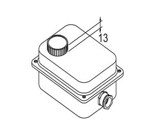 Verktøy for elektrisk arbeid - Jevi Junction box for immersion heater type h 2rg - 19905207