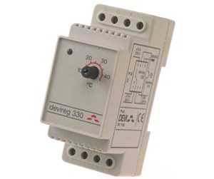 Komponenter for switchboxes og skap - Danfoss Thermostat 330 5/45 degrees with cable and sensor - 140F1072