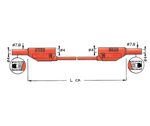 Instrumenter - Elma Instruments Test lead - 2711 blue 200cm - 5703317459978