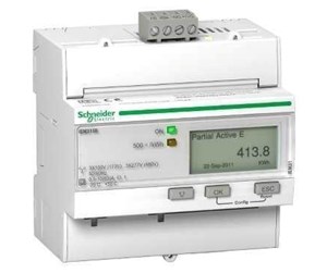 Komponenter for switchboxes og skap - Schneider Electric Triphase kwh meter ct modbus mid - A9MEM3255