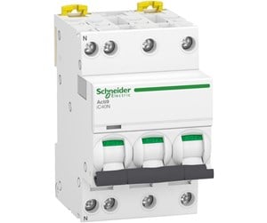 Komponenter for switchboxes og skap - Schneider Electric Acti 9 ic40n 3pn d 16a mcb - A9P64716