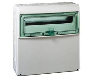 Switchboxes og skap - Schneider Electric Kaedra - versatile for power outlet - 1 x 18+1 modules - 448 - 13193