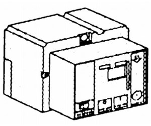 Komponenter for switchboxes og skap - Schneider Electric 1 aux.switch c/o contact of/sde/sdv(ns80 - 29450