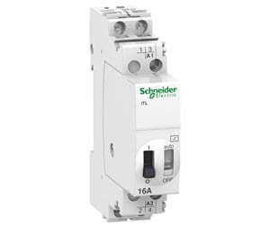 Komponenter for switchboxes og skap - Schneider Electric Acti9 itl impulse relay 2p 2 no 16 a 50 / 60 hz coil 24 - A9C30112