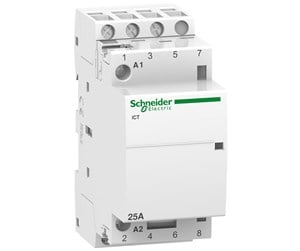 Komponenter for switchboxes og skap - Schneider Electric Ict25a 3no  220...240vac 60hz contactor - A9C20633