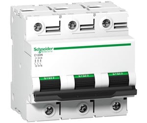 Komponenter for switchboxes og skap - Schneider Electric C120n 3p 100a c 10000a 415v miniature ci - A9N18367