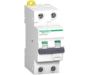 Komponenter for switchboxes og skap - Schneider Electric Acti9 ic60 rcbo 2p 10a 30ma c 10ka si - A9D27210