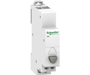 Komponenter for switchboxes og skap - Schneider Electric Acti9 ipb 1no single push button grey - A9E18032