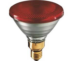 LED-lyspære - Philips Infrarød halogenpære PAR38 175W Red Dimmable E27 - 923801445507