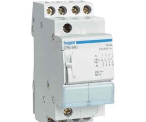 Komponenter for switchboxes og skap - Hager Latching relay 4no 230v - EPN540