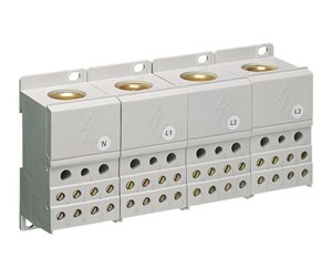 Koblingsutstyr - Hager Distribution block 1p 250a for din rail - KJ02A