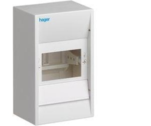 Switchboxes og skap - Hager Enclosure ip30 4m 1 row - GD104E