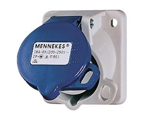 CEE-materiell - Mennekes Panel mounted recept. 16a3p6h230v ip44 - 851