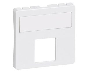 Socketer & bokser - LK fuga cover for dataoutlet for 1x actassi rj45 1 modul w - 580D6011