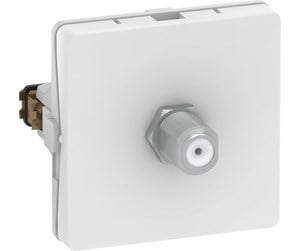 Socketer & bokser - LK fuga f-connector outlet 1 modul white - 588D6091