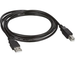 Intelligente bygnings installasjoner - LK Usb connection cable - 2 meters - black - 820B1008