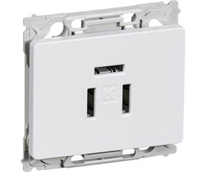 Socketer & bokser - LK Opus66 telephone outlet 3p - flush white - 508N6021