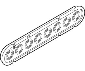 Switchboxes og skap - LK Gasket 2 for ug 150 boards - middle - 169D0607