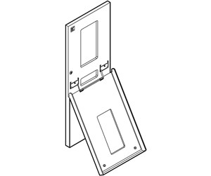 Switchboxes og skap - LK door complete f-metering cabinet white - 169A1124