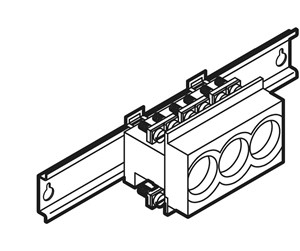 Switchboxes og skap - LK fuse holder d02 3-pole of im p - 169A0418