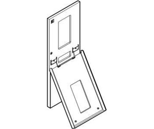 Switchboxes og skap - LK door complete f-metering cabinet grey - 169A1120