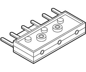 Switchboxes og skap - LK Shorting-strap for meter terminal blocks - 169A0297