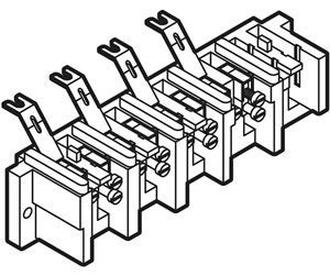 Switchboxes og skap - LK metering terminal strip for im-l (50 a) old type - 169A0202