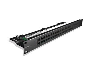 Kobber kabling - Leviton Voice patch panel 50xrj45.1u black - C5CPNLU504PK2M