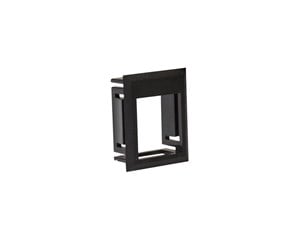 Socketer & bokser - Leviton Insert frame leviton keystone black for dk outlet - MMCDSIJA2