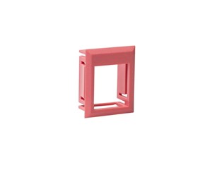 Socketer & bokser - Leviton Insert frame leviton keystone red for dk outlet - MMCDSIJA1