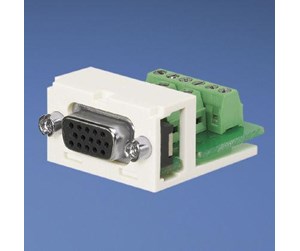 Socketer & bokser - PANDUIT D-sub connector 15 pin hd white - CMD15HDWHY