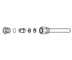 Varmekontroll - Danfoss Sensor pocket - 017-436966