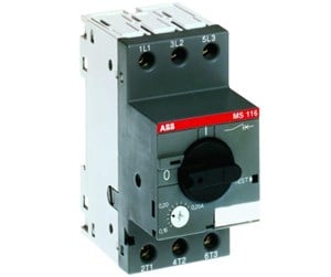 Komponenter for switchboxes og skap - ABB Ms116-10 manual motor starter trip class 10a 6.3 - 10a - 1SAM250000R1010