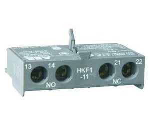 Komponenter for switchboxes og skap - ABB Hkf1-11 aux.-contact for frontmounting - 1SAM201901R1001