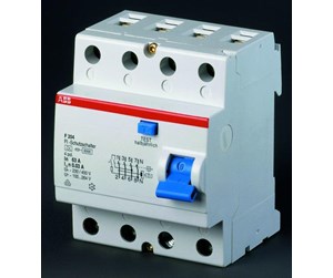 Komponenter for switchboxes og skap - ABB F204 a-40/0.3 residual current device - 2CSF204101R3400