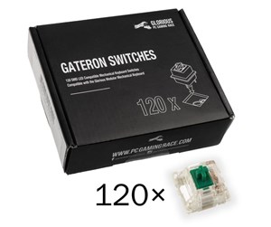 Tastatur - Glorious Gateron Green Switches (120 pcs) - Tastebryter - GAT-GREEN