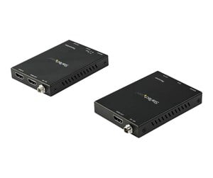 Repeater & Transceiver - StarTech.com HDMI over CAT6 Extender Kit - 4K 60Hz - HDR - 165 ft / 50m - video/audio extender - HDMI - ST121HD20V