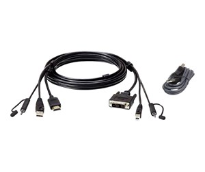 KVM-kabel - ATEN CABLE KIT HDMI /USB/SP - DVI-Dd L:1.8M - 2L-7D02DHX2