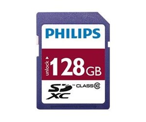 Minnekort - Philips FM12SD55B - flash memory card - 128 GB - SDXC - FM12SD55B/00