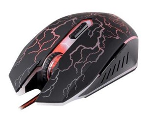 Mus - Rebeltec Diablo - mouse - USB - Mus - Optisk - 6 - Svart - RBLMYS00030