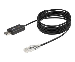 Nettverkskabel - 6 ft. / 1.8 m Cisco USB Console Cable - USB to RJ45 - 460Kbps - serial cable - 1.8 m - black - ICUSBROLLOVR