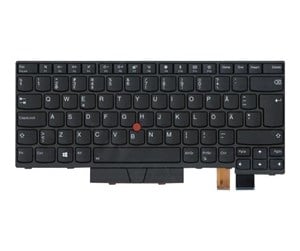 Tastatur - Lenovo - notebook replacement keyboard - Bærbart tastatur - til utskifting - Finsk - Svart - 01HX444