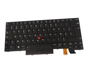 Tastatur - Lenovo Lite-On - Bærbart tastatur - til utskifting - Belgisk - Svart - 01AX575