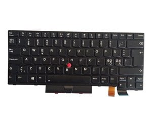 Tastatur - Lenovo Lite-On - Bærbart tastatur - til utskifting - Nordisk - Svart - 01AX609