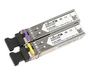 Repeater & Transceiver - MikroTik S-4554LC80D - Kit - SFP (mini-GBIC) transceiver module - S-4554LC80D