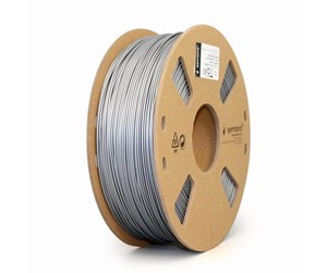 Filament - 3D Printer - Gembird ABS-filament - Silver - 1.75mm ø - 1 kg - 3DP-ABS1.75-01-S