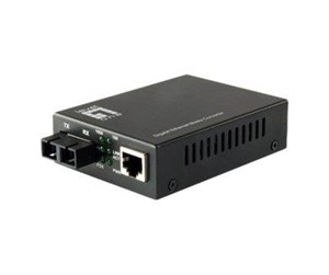 Repeater & Transceiver - LevelOne GVT-2002 - fibre media converter - 10Mb LAN 100Mb LAN GigE - GVT-2002