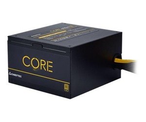 Strømforsyning (PSU) - Chieftec Core Series Strømforsyning (PSU) - 600 Watt - 120 mm - ATX - 80 Plus Gold sertifisert - BBS-600S