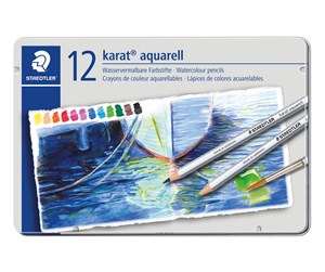 Skrive- & Tegneverktøy - Staedtler Colour pen karat aqu. 12St FSC 100% - 4007817125397