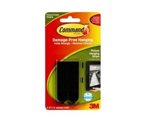 Oppheng & Kroker - 3M Command Medium Picture Hanging Strips - 17201BLK